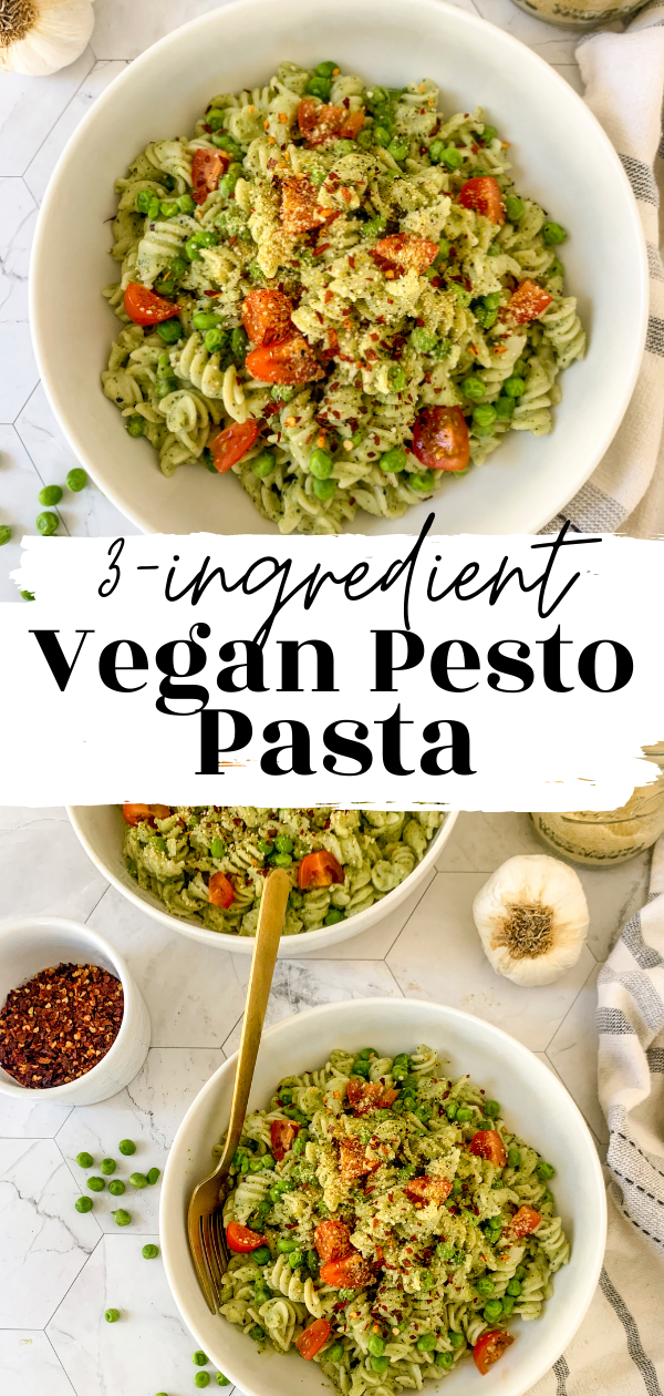 3-Ingredient Trader Joe’s Pesto Pasta | eatwitherika.com