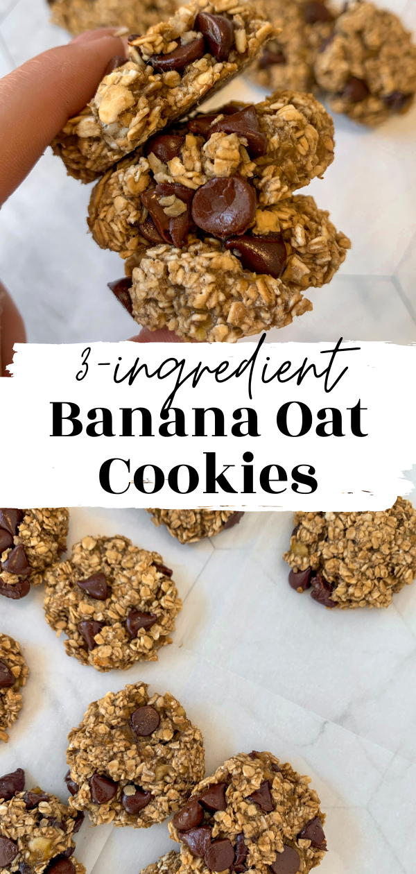 3-Ingredient Banana Oat Cookies | eatwitherika.com